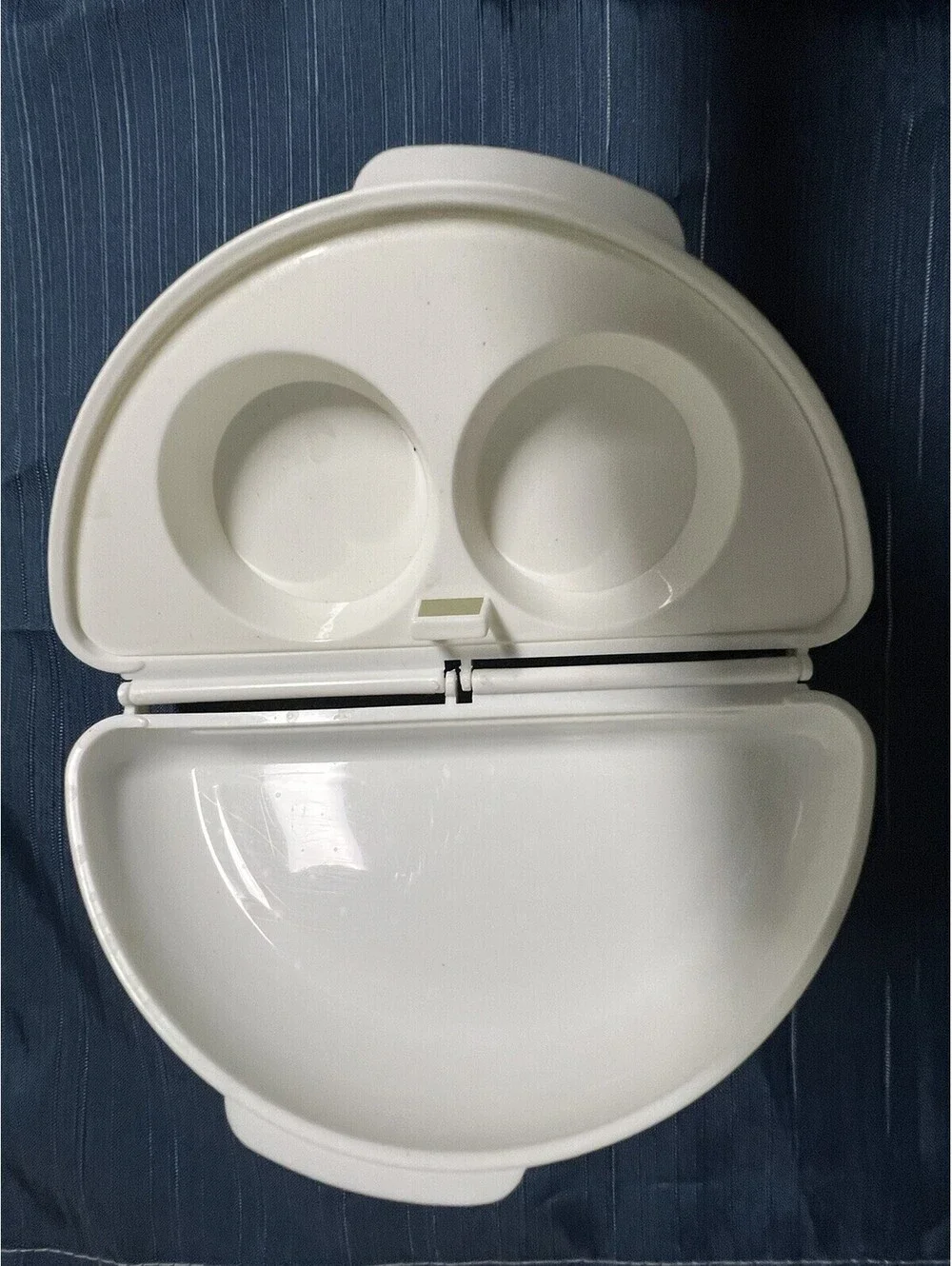 Microwave Egg Poacher Quick Easy 2-Cavity Egg Cooker Quick Healthy Eggs